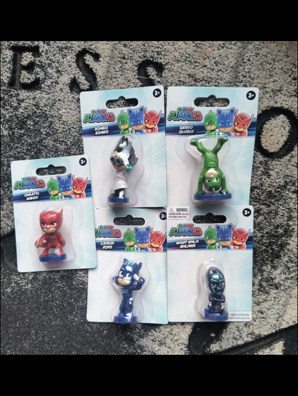 PJ Masks Hasbro Figures Set Of 5 Ninja Catboy Owlette Hello Romeo Collection